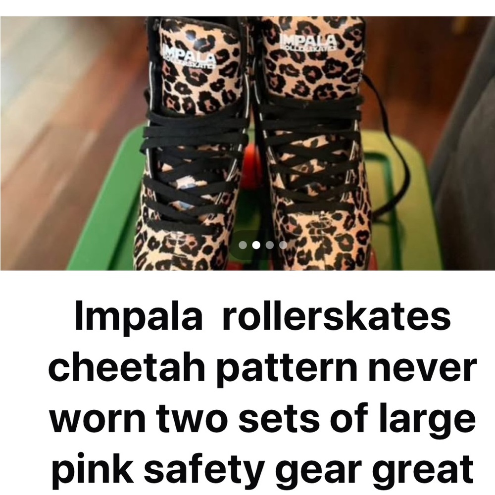 Impala Cheetah Print Women's Roller Skates